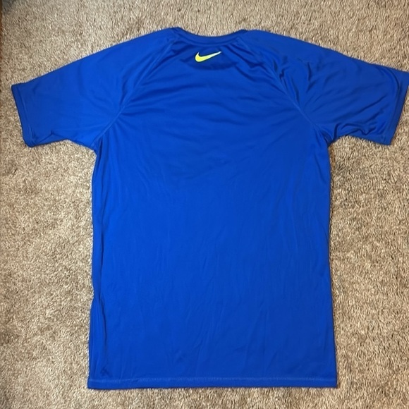 Men’s Nike Dri-Fit Tee - Size Medium - Blue/Neon Yellow​ - Picture 6 of 6